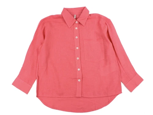 Kids ONLY coral paradise linen blend skjorte